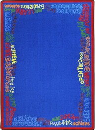 Joy Carpets Kid Essentials Read Believe & Achieve Multi
